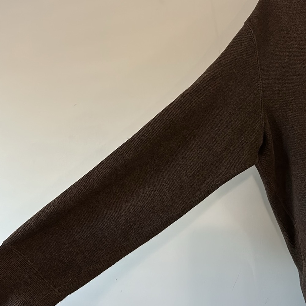 Men’s Ralph Lauren brown elbow patch sweater size large GUC - Picture 4 of 11